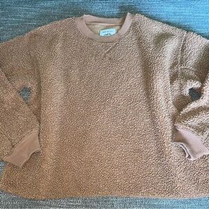 American Eagle Sherpa Sweatshirt XS
